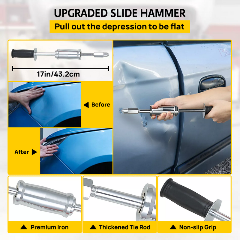 Load image into Gallery viewer, PORIYA Stud Welder Gun Electric Dent Repair Kit 800W 4V Auto Car Body Dent New