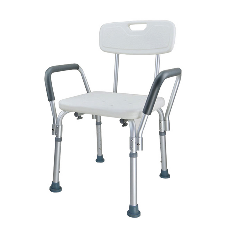 Load image into Gallery viewer, Adjustable Height Medical Shower Chair Bathtub Anti-slip Bench Bath Seat Stool