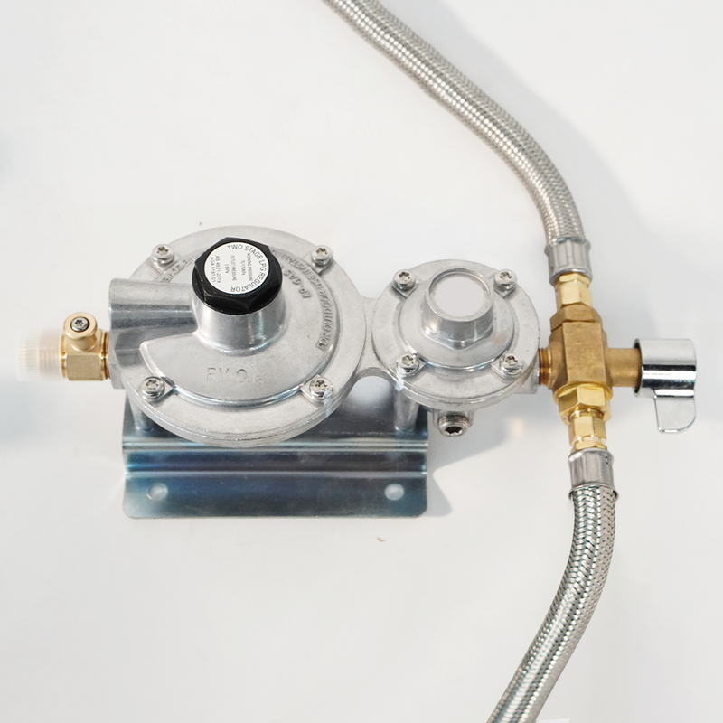 Load image into Gallery viewer, PORIYA LPG Regulator Kit Twin Stage 280MJ Suit Caravan RVs & Home Use