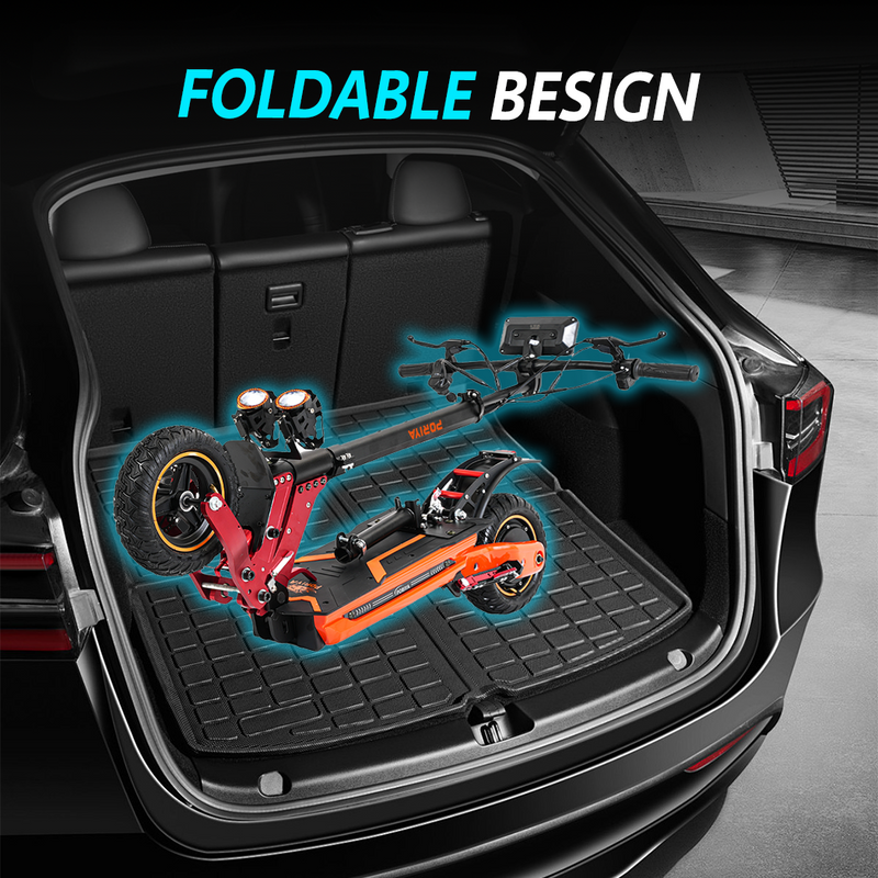 Load image into Gallery viewer, 4000W Dual Motor Electric Scooter 75KM/H 60KM Foldable Adult Off Road E-Bike