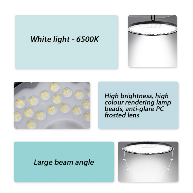 Load image into Gallery viewer, PORIYA UFO LED High Bay Lights 200W 300W 500W Warehouse Industrial Shed Factory Lamps