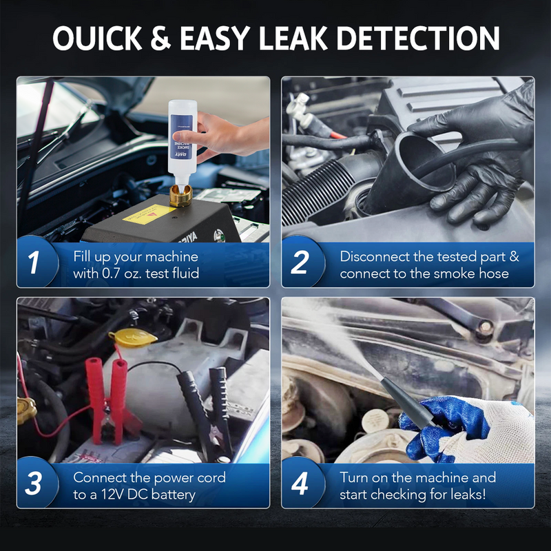 Load image into Gallery viewer, PORIYA Automotive Smoke Machine Leak Detector EVAP Leak Tester Built-in Air Pump