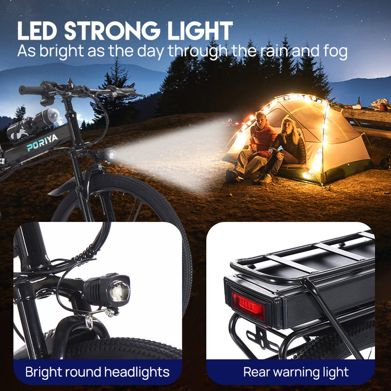 Load image into Gallery viewer, 48V 1500W 26" Foldable Electric Bike Off Road E-Bike Mountain Bicycle E-MTB