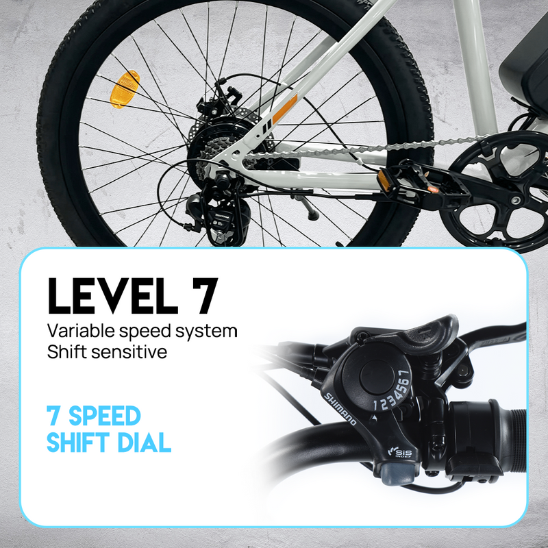Load image into Gallery viewer, PORIYA 1500W 26“ Electric Mountain Bike 48V 10.4Ah Shimano 7 Speed Off Road AU