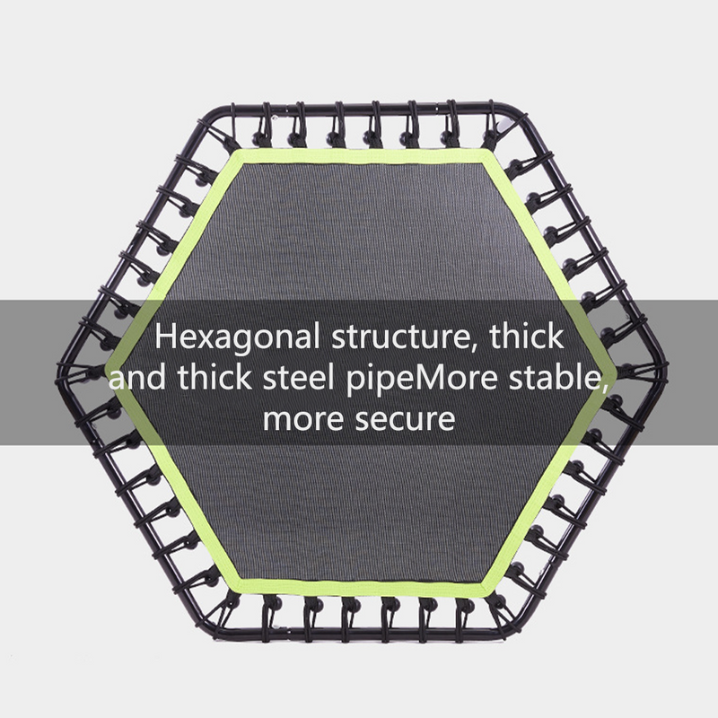 Load image into Gallery viewer, 53'' Mini Fitness Trampoline Gym Trainer Rebounder Jogger Home Cardio Exercise