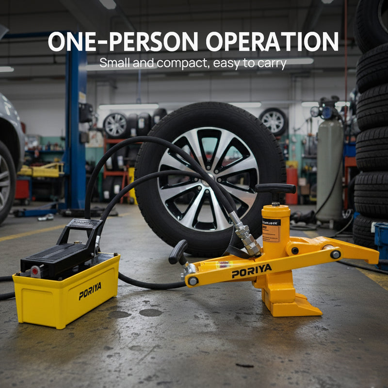 Load image into Gallery viewer, PORIYA Hydraulic/Slide Hammer/Clamp Tire Bead Breaker for Car Truck Trailer Tire