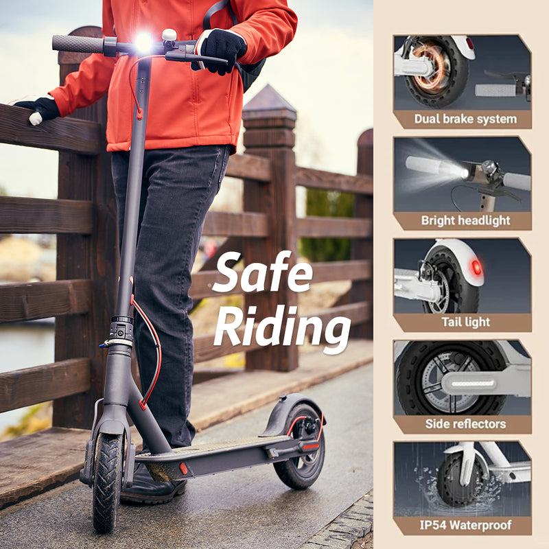 Load image into Gallery viewer, PORIYA Electric Scooter Adult 900W 40KM/H 50KM Foldable Portable Travel E Bike w/ APP