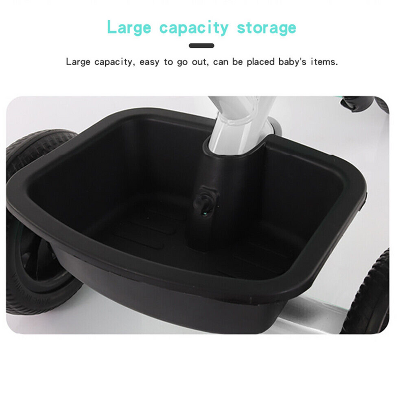 Load image into Gallery viewer, PORIYA 4 In 1 Tricycle Bike Trike Baby Prams Kids Stroller Toddler Ride-On Toy Gift