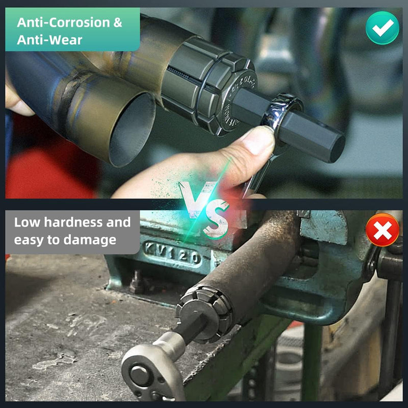 Load image into Gallery viewer, PORIYA Tail Pipe Expander Exhaust Tailpipe 3PCS Tool Set Muffler Spreader Dent Remover