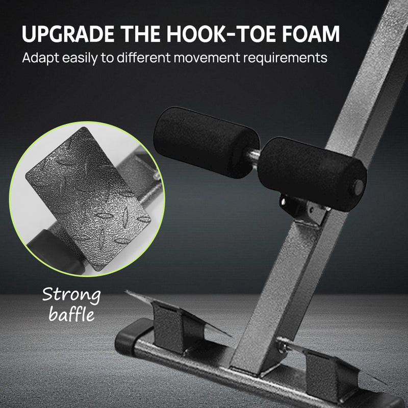 Load image into Gallery viewer, PORIYA Roman Chair for Hyperextension Core Workouts Adjustable Home Gym Bench