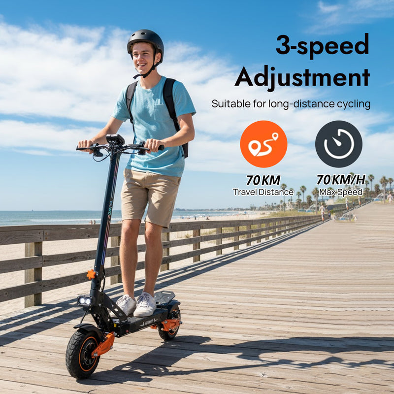 Load image into Gallery viewer, PORIYA Electric Scooter 4000W 70KM/H Dual-Drive Foldable Portable Adult Off Road E-Bike