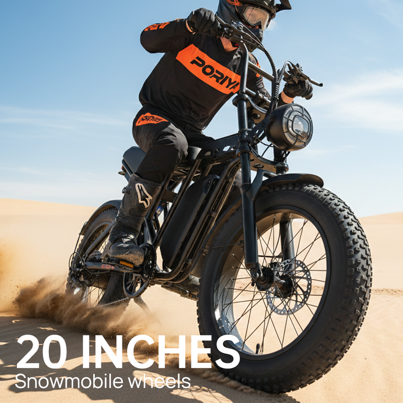 Load image into Gallery viewer, PORIYA 2000W 20" Electric Bike 48V 16Ah 60km/h MTB Ebike 70KMH Mountain Bicycle E-Bike