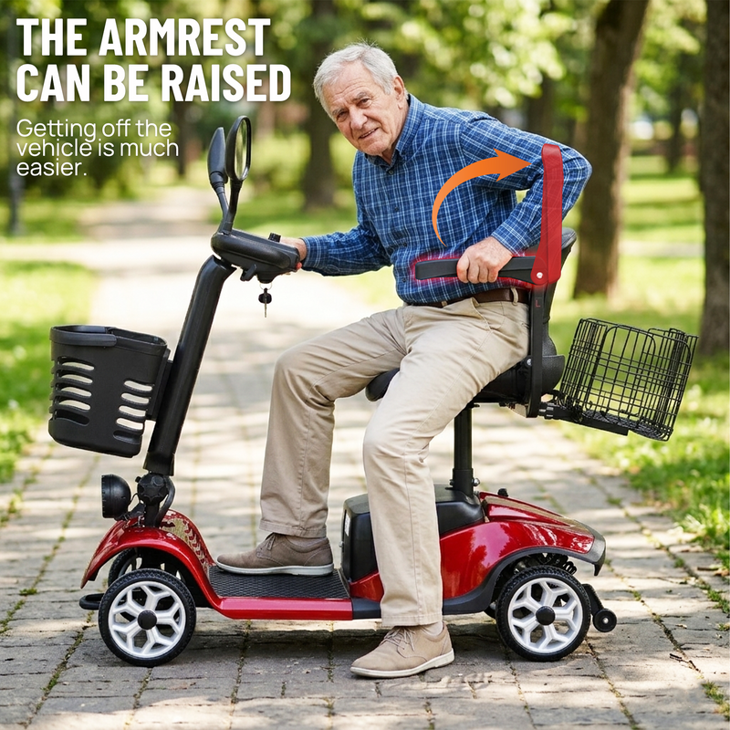 Load image into Gallery viewer, PORIYA Electric Mobility Scooter Electric Motorised Power Portable Folding 35KM Range