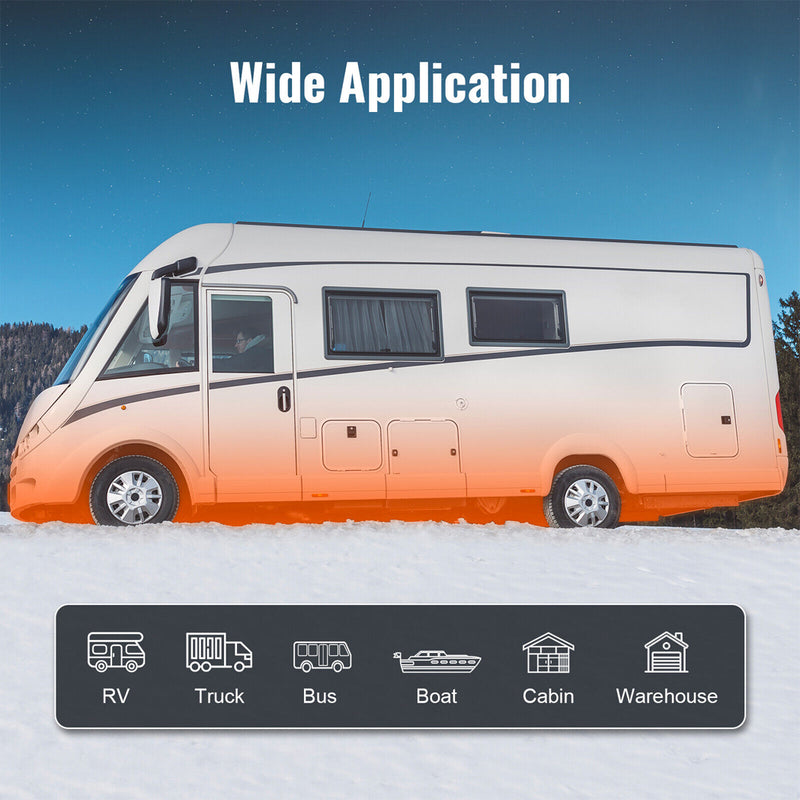 Load image into Gallery viewer, PORIYA Diesel Air Heater All-in-one 12V 8KW Bluetooth App LCD for Car RV Indoors