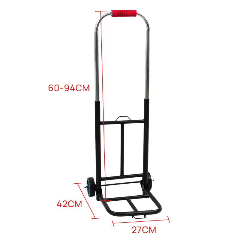 Load image into Gallery viewer, PORIYA Folding Portable Trolley Shopping Cart Luggage Trolley for Travel Grocery Use