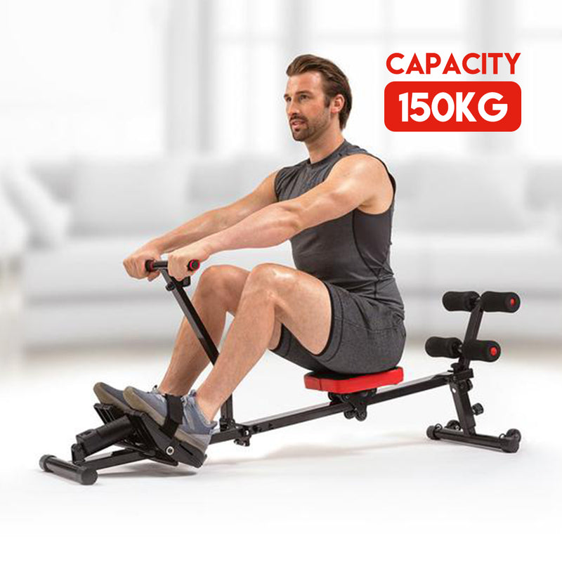 Load image into Gallery viewer, Rowing Machine Rower Resistance Exercise Fitness Gym Home Cardio