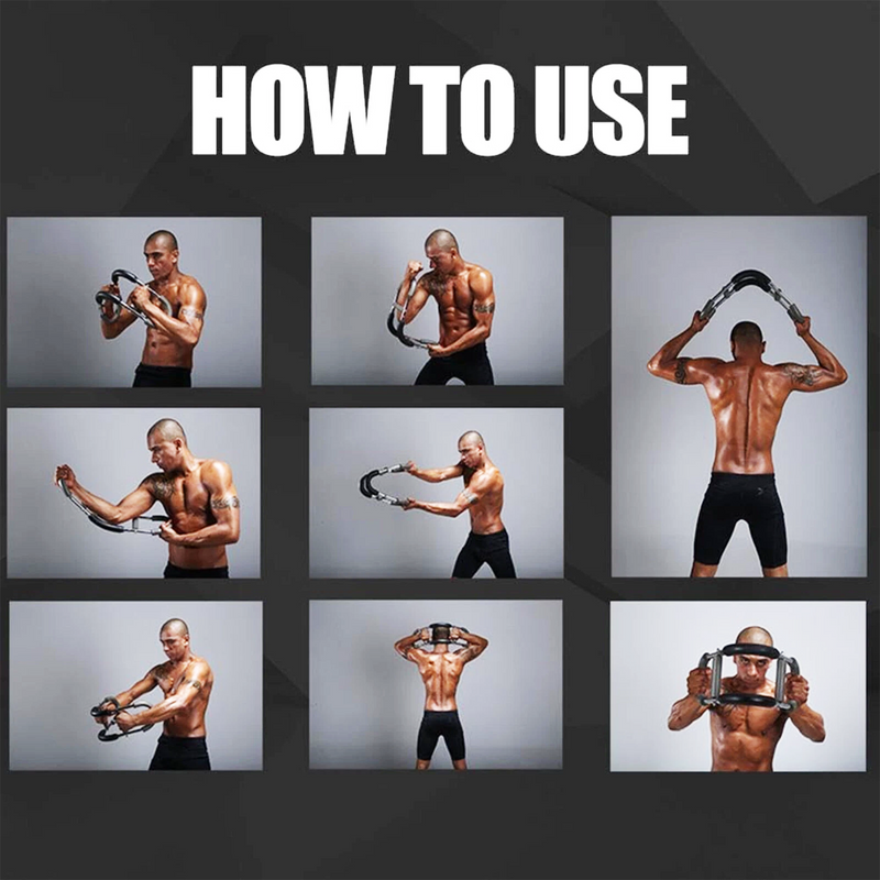 Load image into Gallery viewer, Training Adjustable Arm Trainer 3 Levels Chest Twister Home Workout Detachable