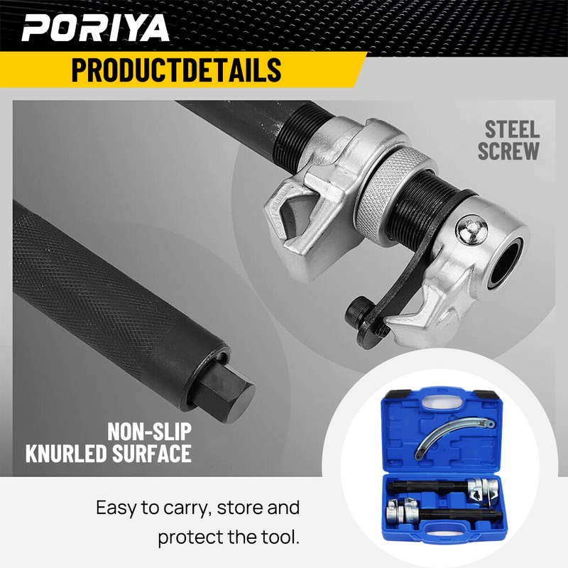 Load image into Gallery viewer, PORIYA Heavy Duty Coil Spring Compressor Suspension Spring Clamp With Safety Bracket