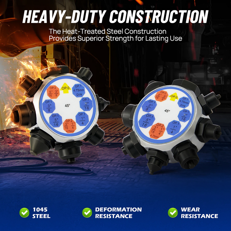 Load image into Gallery viewer, PORIYA Brake Line Flaring Tool 45°&37° Single Bubble Double Flare 3/16"~3/8" Tubes