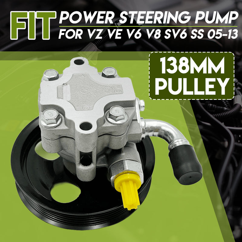 Load image into Gallery viewer, PORIYA Power Steering Pump & 138MM Pulley For Holden Commodore VZ VE V6 V8 SV6 SS 05-13