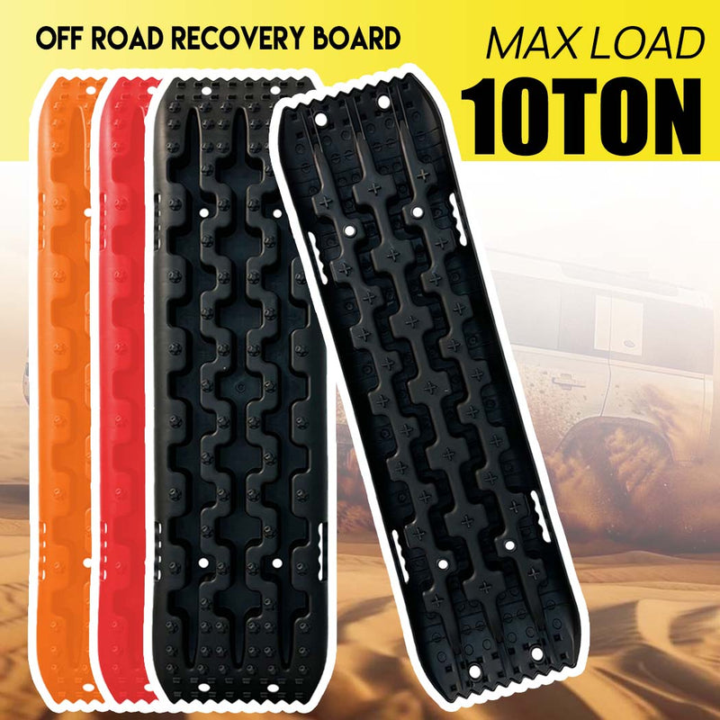 Load image into Gallery viewer, PORIYA 4WD Recovery Tracks Sand Mud Snow Traction Boards Off-Road Device Mat 10T 2PCS