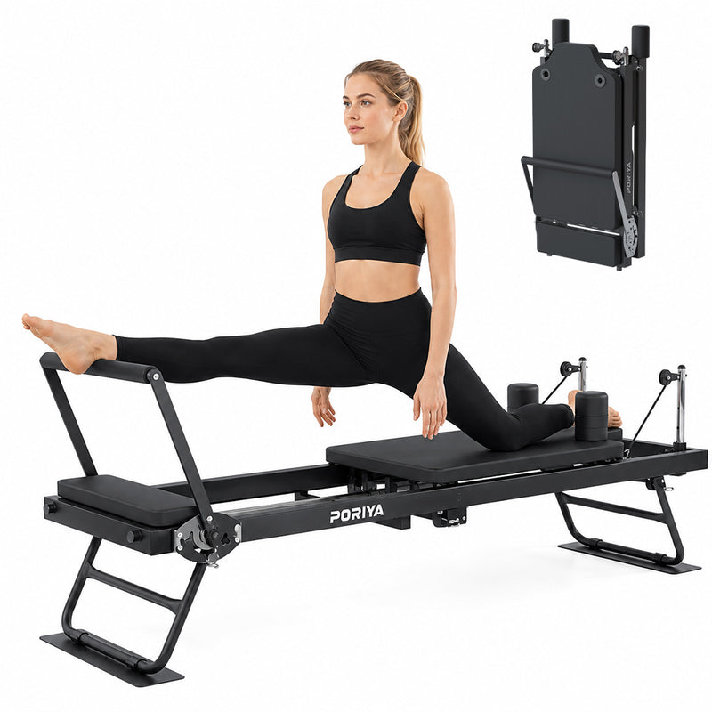 Load image into Gallery viewer, PORIYA Foldable Reformer Pilates Home Gym Use Foldable Design AU Stock