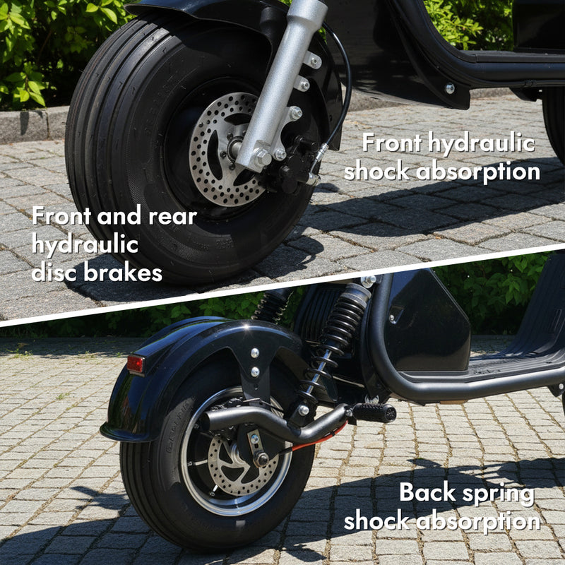 Load image into Gallery viewer, PORIYA Electric Scooter 2000W 60KM/H 50KM Adult 13" Off Road Travel E-Scooter