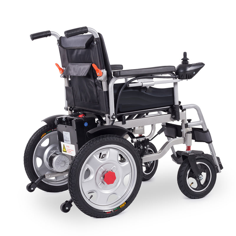 Load image into Gallery viewer, Electric Wheelchair Folding Long Range Motorised Foldable Armrest Free Flip