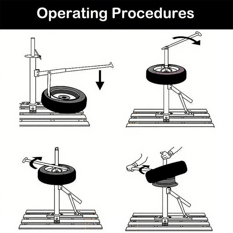 Load image into Gallery viewer, PORIYA Hydraulic/Slide Hammer/Clamp Tire Bead Breaker for Car Truck Trailer Tire