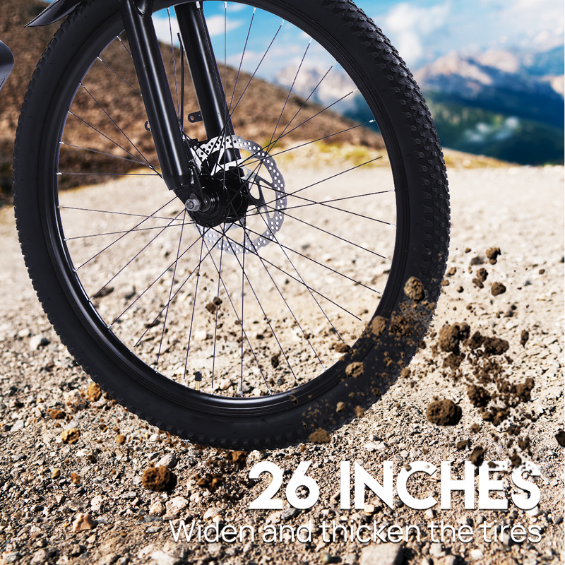 Load image into Gallery viewer, PORIYA 1500W 26“ Electric Mountain Bike 48V 10.4Ah Shimano 7 Speed Off Road AU
