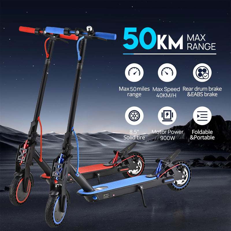 Load image into Gallery viewer, PORIYA Exclusive 900W 40KM/H Electric Scooter Foldable Travel E-Bike w/ Shock Absorber
