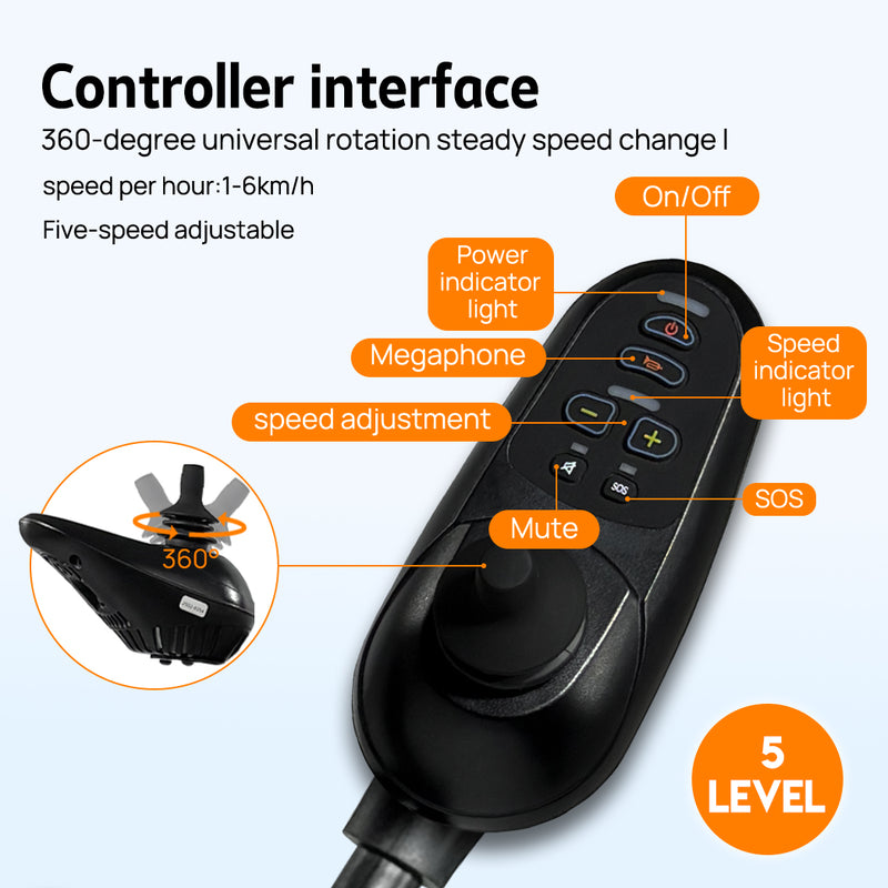 Load image into Gallery viewer, 16.5KG Electric Wheelchair Lightweight Foldable Lithium Power Aluminium Portable