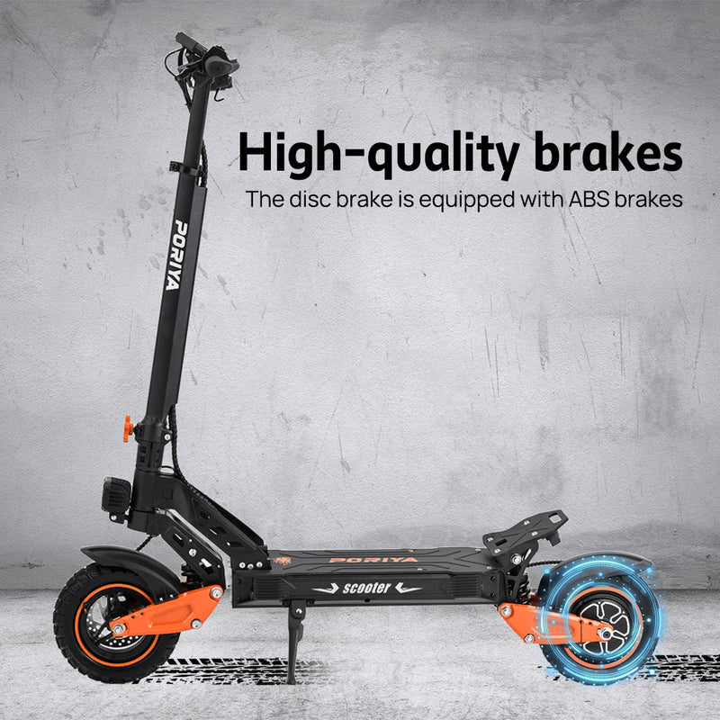 Load image into Gallery viewer, PORIYA Electric Scooter 2000W 70KM/H 60KM Foldable Portable Adult Off Road E-Bike