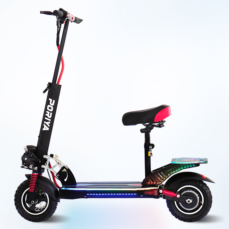 Load image into Gallery viewer, 2000W Electric Scooter Off Road 50km/h Foldable Commuter Adult E-Bike RGB
