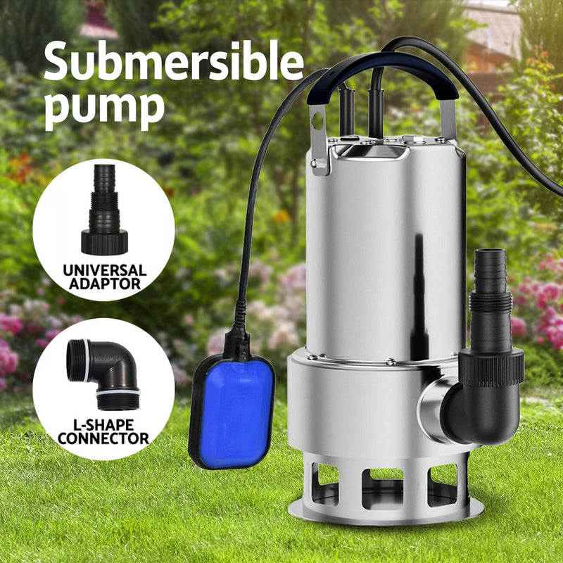 Load image into Gallery viewer, PORIYA 1800W / 750W Submersible Dirty Water Pump Sump Flooding Pond Clean Swimming Pool