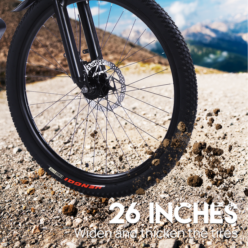 Load image into Gallery viewer, 26" Mountain eBike 48V 10Ah Magnesium Alloy Electric Bicycle 1500W Motor E-MTB