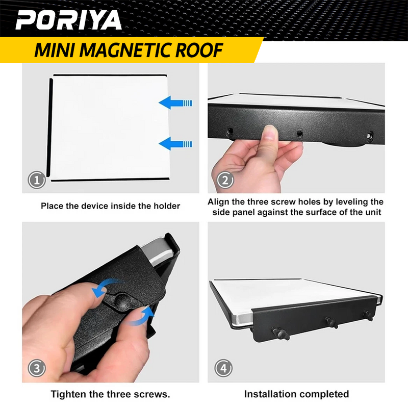 Load image into Gallery viewer, PORIYA Starlink Mini Magnetic Roof Mount Car Mount for Starlink Mini Full Protection
