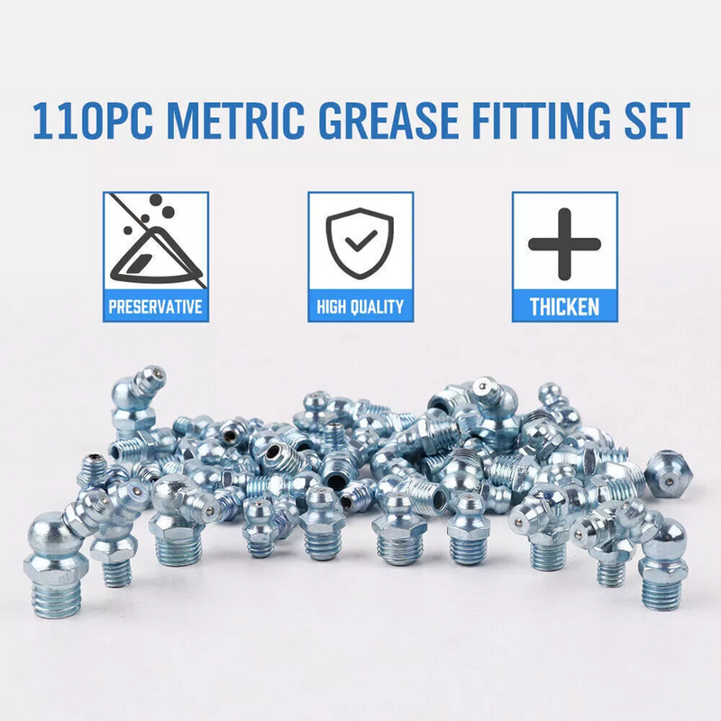 Load image into Gallery viewer, PORIYA 220/280pcs Hydraulic Grease Nipple Metric Imperial Mechanical Lubricant Fitting Kit