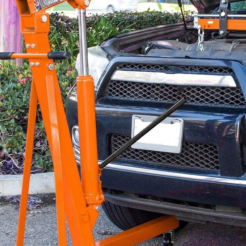 Load image into Gallery viewer, PORIYA 8T Hydraulic Long Ram Jack Lift Jacking Shop Crane Engine Hoist Lifting