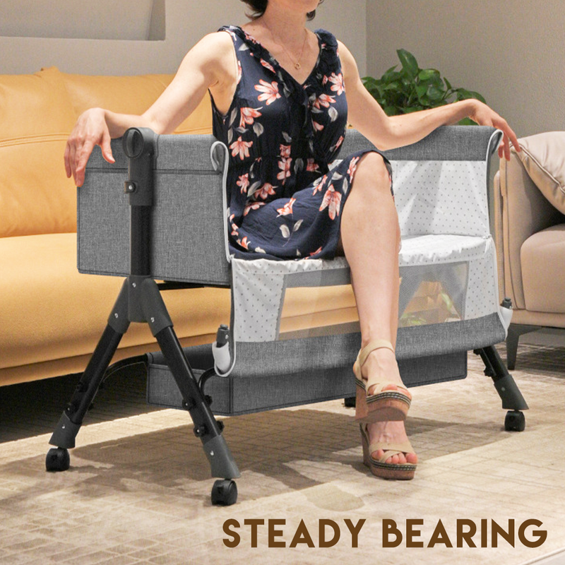 Load image into Gallery viewer, PORIYA Baby Cots Foldable Newborn Co-Sleeper Bed Baby Bassinet Bedside Sleep Cradle