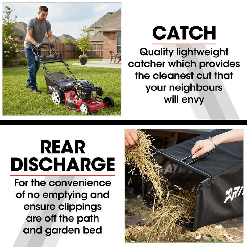 Load image into Gallery viewer, PORIYA 20" Self-Propelled Lawn Mower 220cc 4-Stroke Engine oil Push Lawnmower