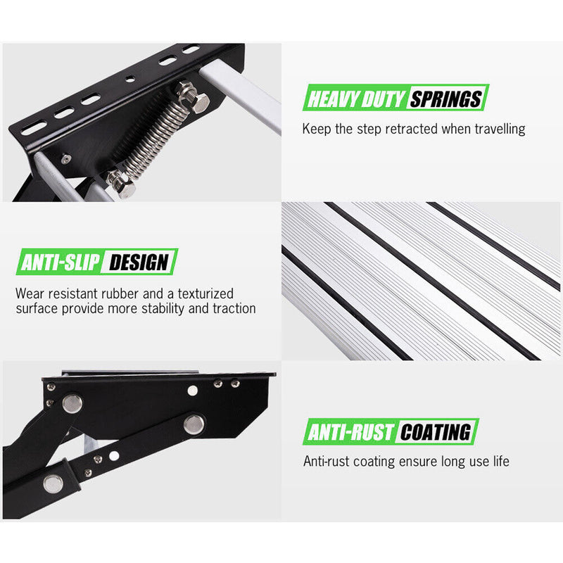 Load image into Gallery viewer, PORIYA Caravan Step Aluminium Pull Out Folding Caravan Step Camper Trailer Motorhome RV