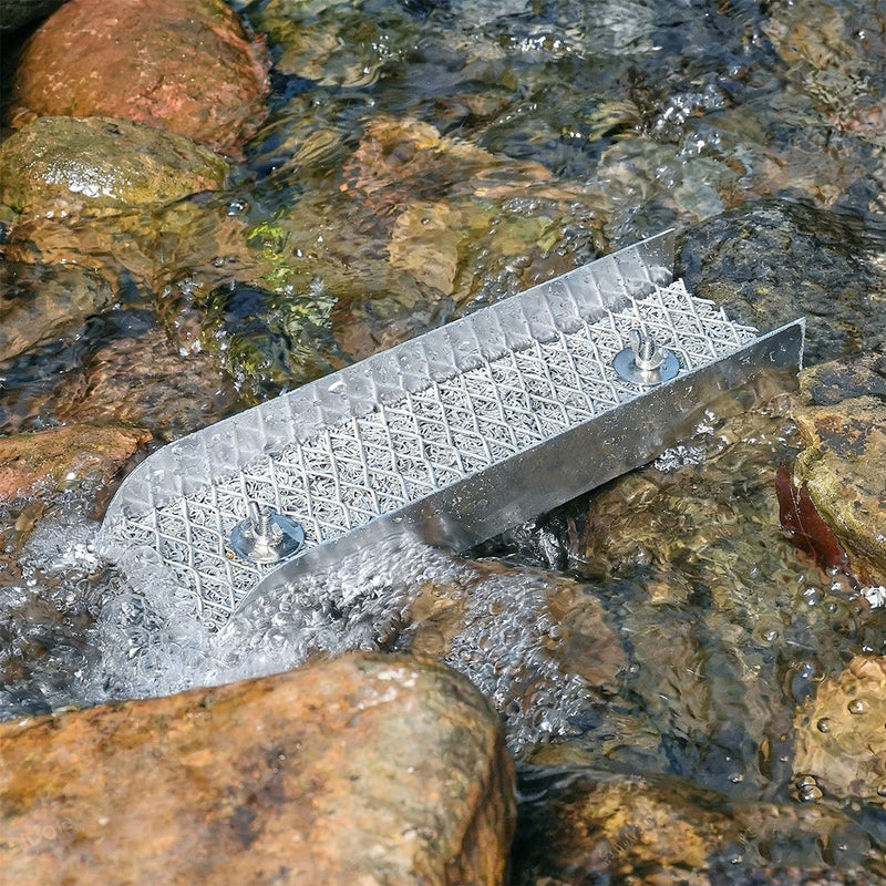 Load image into Gallery viewer, PORIYA Gold Panning Kit With Sluice Box 12" Aluminum Gold Mining Equipment 16 PC