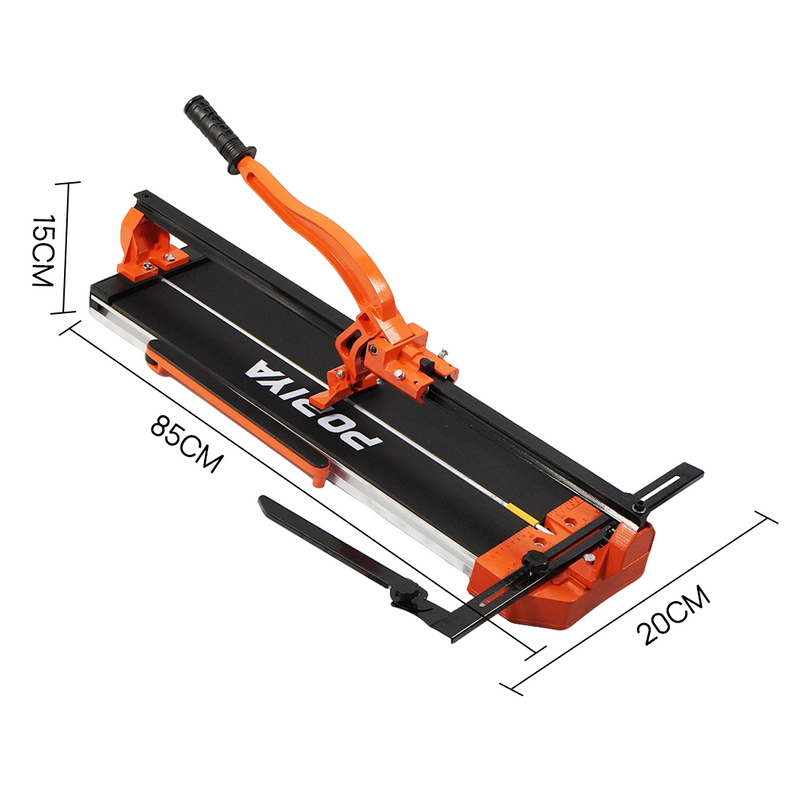 Load image into Gallery viewer, PORIYA Tile Cutter 600mm Cutting Tool w/ Laser Guide Single Rail Double Brackets