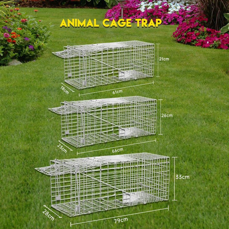 Load image into Gallery viewer, PORIYA TRAP Humane Possum Feral Cage Cat Rabbit Bird Animal Dog Hare Fox Live Catch NEW