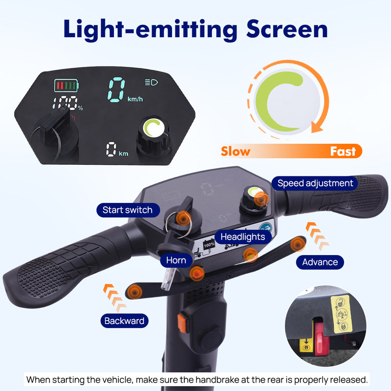 Load image into Gallery viewer, PORIYA 19.5KG Electric Mobility Scooter Lithium Power Foldable Airline w/ Basket