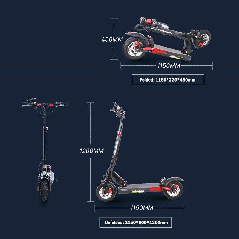 Load image into Gallery viewer, PORIYA Electric Scooter Off Road 2000W 50KM/H Foldable Portable Adult E-Scooter E-Bike