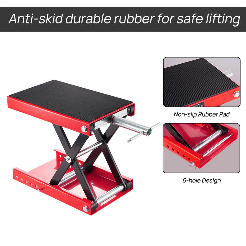 Load image into Gallery viewer, PORIYA 1100lb Motorcycle Scissor Lift Stand 500KG Motorbike Lift Working Bench ATV Jack