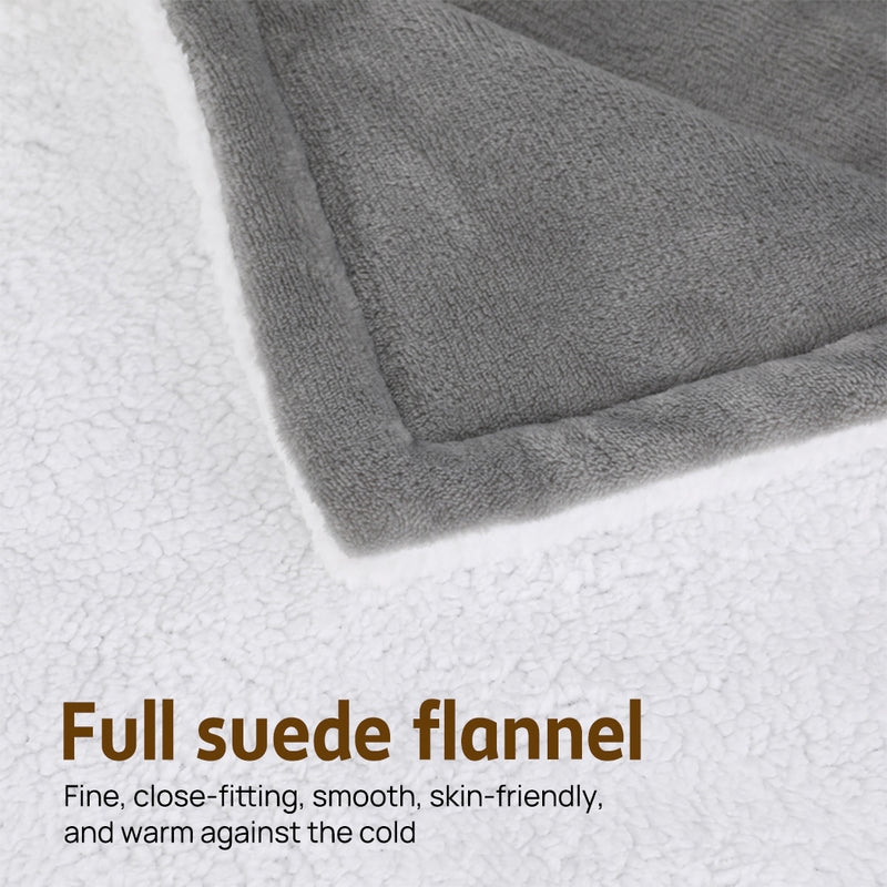 Load image into Gallery viewer, PORIYA Electric Heated Throw Heated Blanket Warm Washable Flannel Heating Blanket