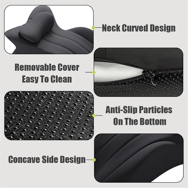 Load image into Gallery viewer, PORIYA Memory Foam Wedge Pillow Sleeping Cushion Neck Back Support 27° Ergonomic Pillow